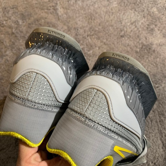 Nike Romaleos 4 Mens Weightlifting Shoes Grey Yellow CD3463-002 Size 12.5 US NEW main image 3